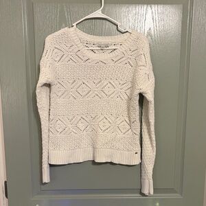 White Knit Women's American Eagle Sweater
